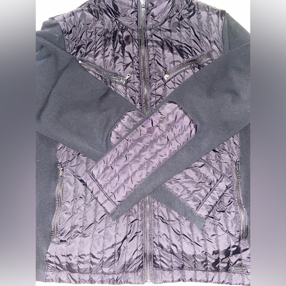 Men’s MICHAEL KORS black quilted mid season Jacket‎ size Large - Picture 10 of 13